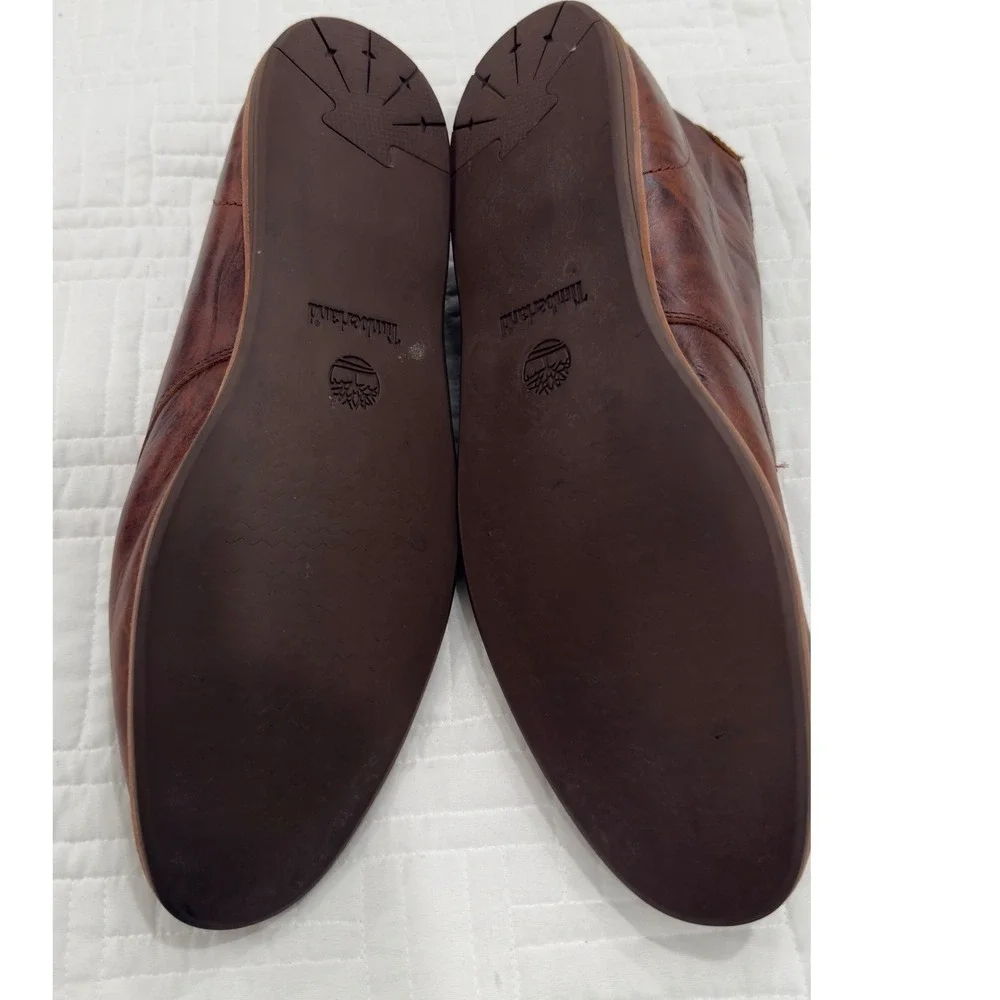 Timberland Wodehouse Lost History Brown Leather‎ Chukka Boots Mens 12 A152E